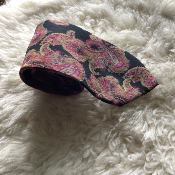 Valentino Cravatte 100% Silk Tie Made in Italy 4207 - Picture 9 of 10